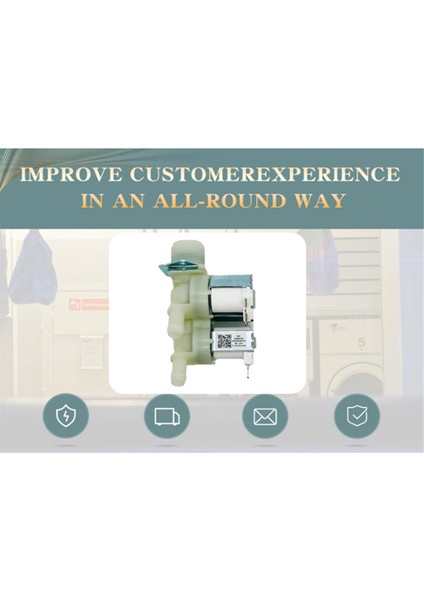 5520FR2075V Kenmore Lg Çamaşır Makinesi Parçaları Su Giriş Vanası Montajı DC12V Için Çamaşır Makinesi Su Giriş Vanası Değişimi (Yurt Dışından) fiyatları