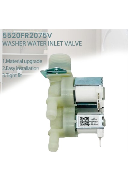 5520FR2075V Kenmore Lg Çamaşır Makinesi Parçaları Su Giriş Vanası Montajı DC12V Için Çamaşır Makinesi Su Giriş Vanası Değişimi (Yurt Dışından) fırsatları