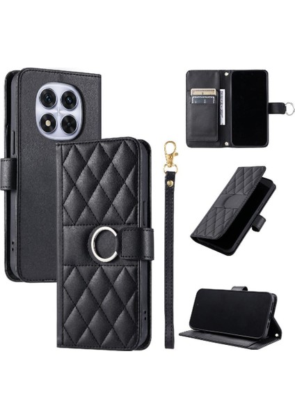 Xiaomi Redmi Note 14 Pro 5g Pu Deri Manyetik Kart Yuvaları Için Flip Case (Yurt Dışından)