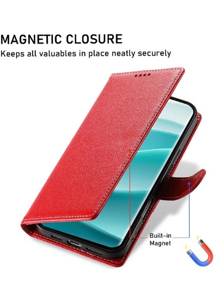 Günlük Xiaomi Redmi Note 14 Pro 5g Manyetik Kapatma Kartı Yuvası Için Kılıf (Yurt Dışından)