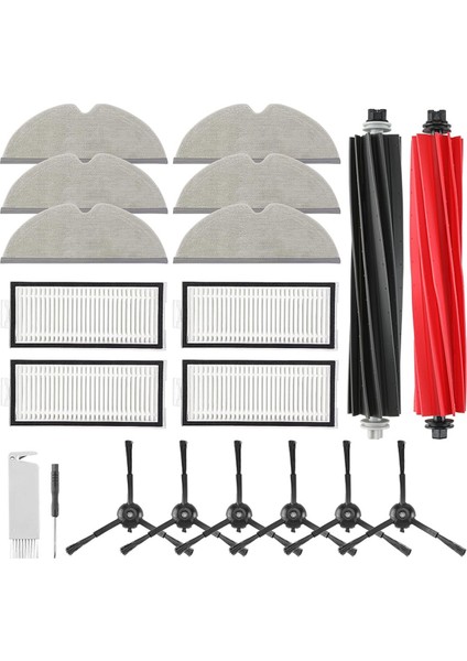 Roborock Q5 Pro/q5 Pro+/q8 Max+/q8 Max Elektrikli Süpürge Aksesuarları, Ana Fırçalar, Hepa Filtreler, Silme Yanları, Fırçalar (Yurt Dışından)