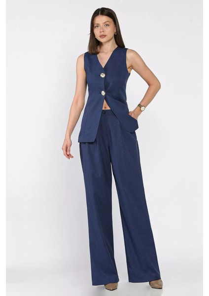 Çift Düğmeli Yelek Pantolon Ikili Takım P-00017320 fiyatları