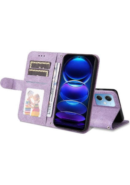 Xiaomi Poco X5 5g Cüzdan Darbeye Dayanıklı Kısa Kayış Uzun Kayış Için Flip Case (Yurt Dışından) indirimleri