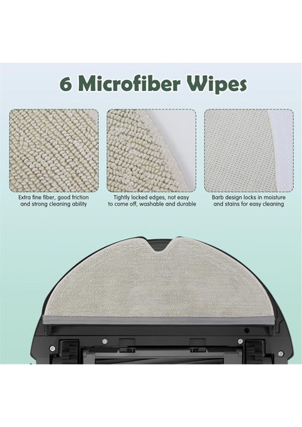 Roborock Q5 Pro/q5 Pro+/q8 Max+/q8 Max Elektrikli Süpürge Aksesuarları, Ana Fırçalar, Hepa Filtreler, Silme Yanları, Fırçalar (Yurt Dışından) fırsatları