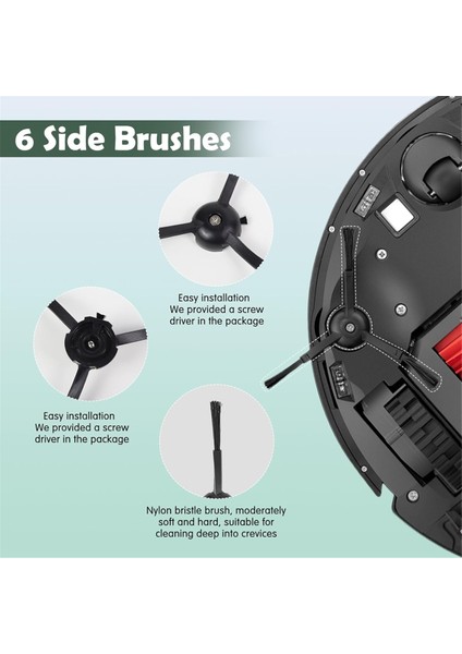 Roborock Q5 Pro/q5 Pro+/q8 Max+/q8 Max Elektrikli Süpürge Aksesuarları, Ana Fırçalar, Hepa Filtreler, Silme Yanları, Fırçalar (Yurt Dışından) indirimleri