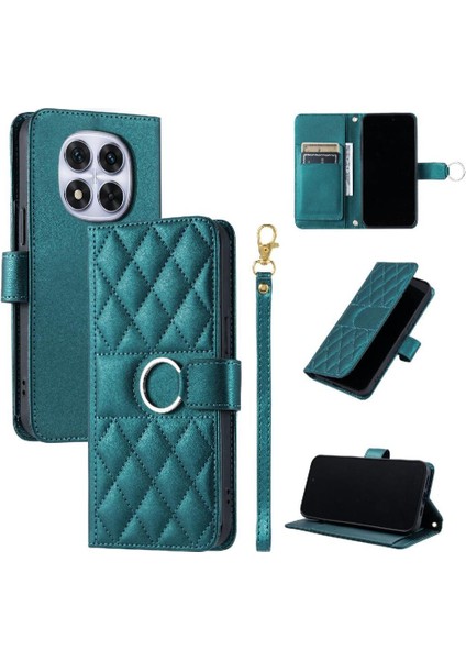 Xiaomi Redmi Note 14 Pro 5g Pu Deri Manyetik Kart Yuvaları Için Flip Case (Yurt Dışından)
