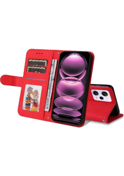 Xiaomi Poco X5 Pro 5g Darbeye Dayanıklı Cüzdan Kart Yuvası Sahipleri Için Flip Case (Yurt Dışından)
