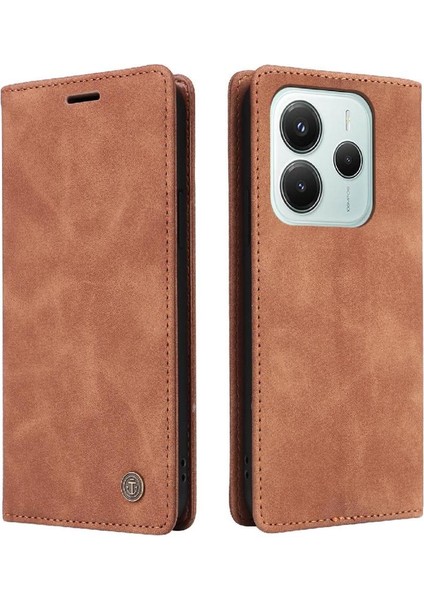 Xiaomi Redmi Note 14 Pro 5g Cüzdan Darbeye Deri Çanta Için Flip Case (Yurt Dışından)