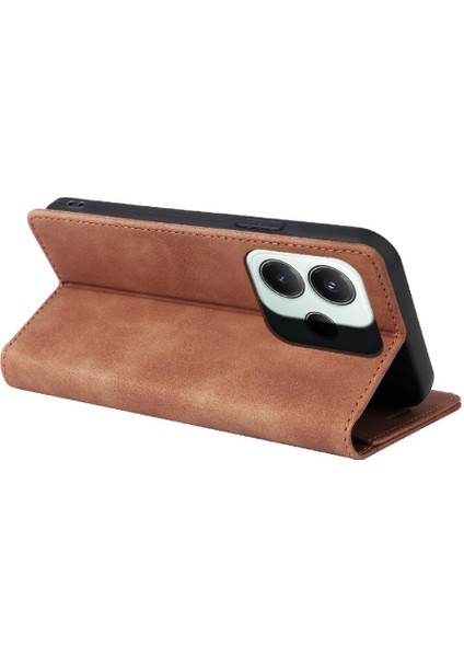 Xiaomi Redmi Note 14 Pro 5g Cüzdan Darbeye Deri Çanta Için Flip Case (Yurt Dışından)