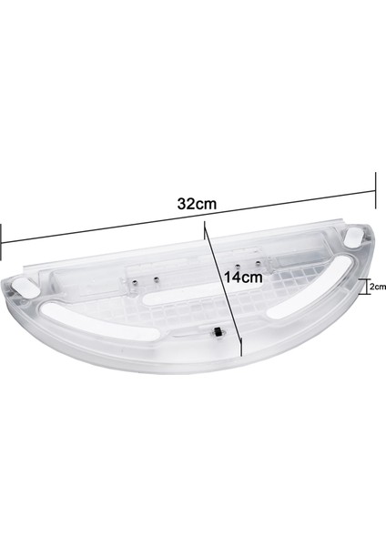 Xiaomi Mi Robot Vakum Mop 2 Pro MJST1SHW Için Yeni Su Tankı Su Tankı Vakum Temizleyici Yedek Parça Aksesuarları (Yurt Dışından) modelleri