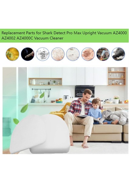 Shark Detect Pro Max Dik Vakum AZ4000 AZ4002 AZ4000C Vakum Ataşmanı Için 6 Adet Yedek Filtre Köpüğü ve Keçe (Yurt Dışından) fırsatları