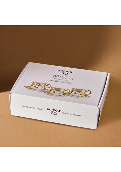 Milla 6 Kişilik Kahve Fincanı 80 ml