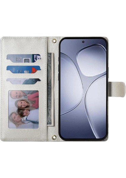 Xiaomi Poco M6 4g Cüzdan Zarif Deri Çanta Çift Sapanlar Için Flip Case (Yurt Dışından)