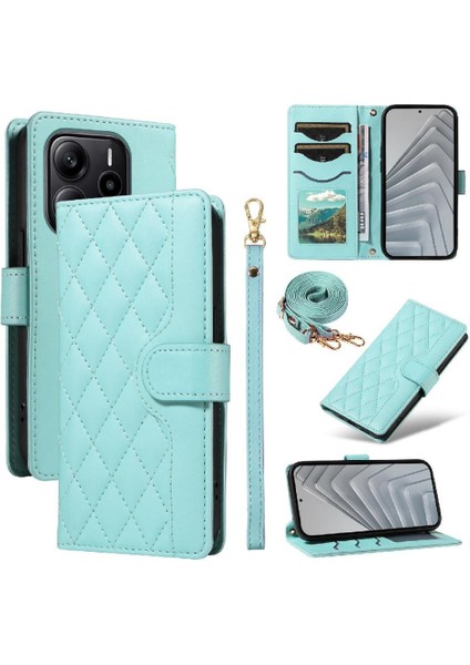 Xiaomi Redmi Note 14 4g Kafes Flip Folio Telefon Kılıfı Için Flip Case ile (Yurt Dışından)