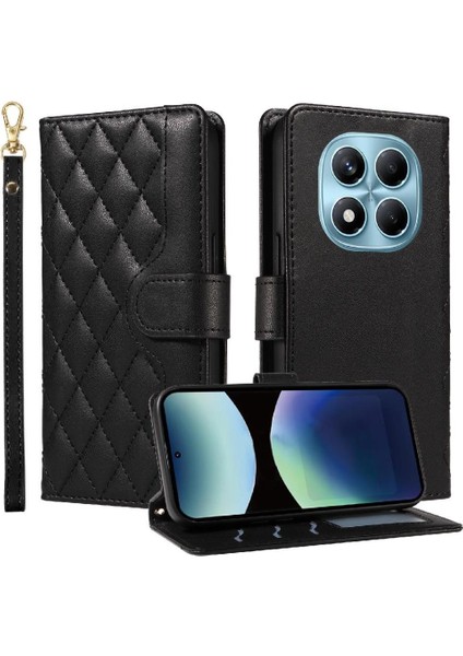 Xiaomi Redmi Not Için Flip Case 14 Pro 4g Kafes Flip Folio Telefon Kılıfı (Yurt Dışından)