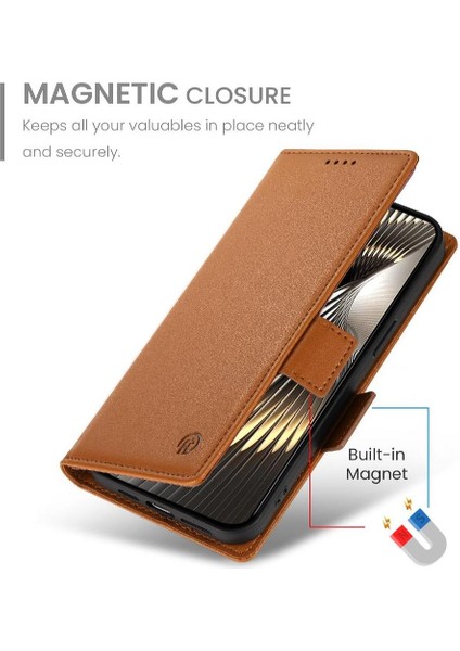 Xiaomi Poco X7 Pro Günlük Kullanım Için Flip Case Kart Yuvaları Cüzdan Iş Çevirme (Yurt Dışından) modelleri