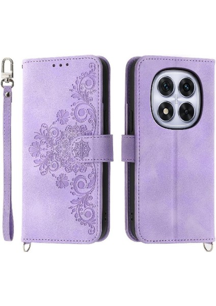 Xiaomi Redmi Not Için Flip Case 14 Pro 4g Kabartmalı Bileklik Çoklu Kart (Yurt Dışından)