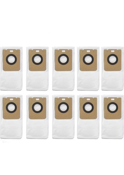 Xiaomi Dreame Bot D10 Plus RLS3D Elektrikli Süpürge Için 10 Adet Toz Torbası (Yurt Dışından)