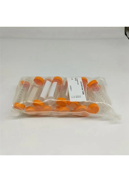 50 Adet Konik Santrifüj Tüpü 50ML Plastik Vidalı Kapaklı Uçlu Alt Test Tüpleri (Yurt Dışından)