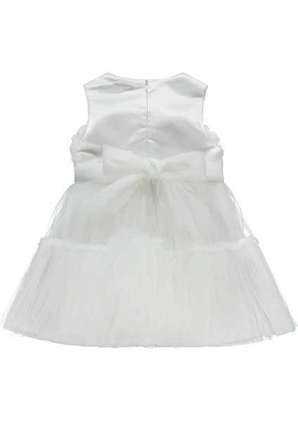 Kız Çocuk Abiye 2-5 Yaş Ekru fiyatları