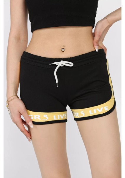Biyeli Kadın Mini Şort P-00017287