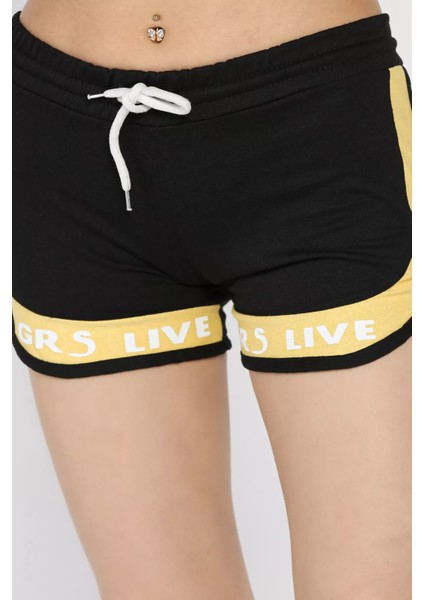 Biyeli Kadın Mini Şort P-00017287