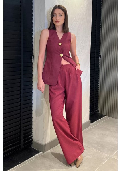 Çift Düğmeli Yelek Pantolon Ikili Takım P-00017320 fiyatları