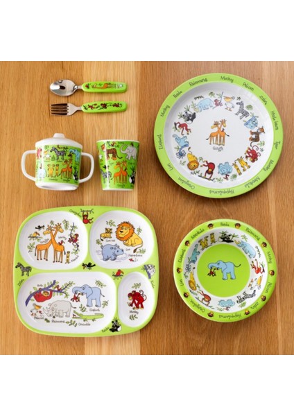 Melamin Mama Tabağı - Mama Kasesi / / Jungle fırsatları