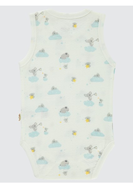 Erkek Bebek Çıtçıtlı Badi 12-24 Ay Ekru fiyatları