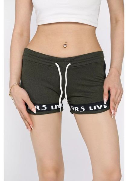 Biyeli Kadın Mini Şort P-00017287