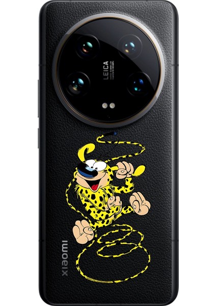 Xiaomi Mi 14 Ultra Uyumlu Şeffaf Kılıf Cartoon 9 Tasarımlı