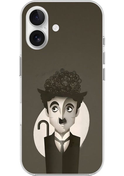 iPhone 16 Uyumlu Şeffaf Kılıf Aesthetic 1 Tasarımlı