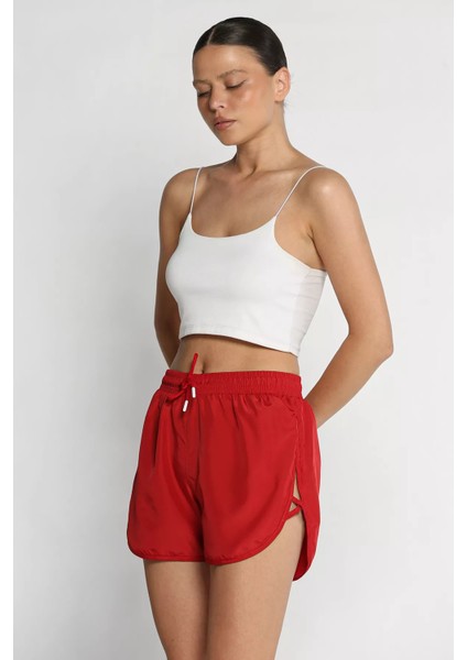 Kadın Yan Çapraz Şeritli Deniz Şortu P-00017249 fiyatları