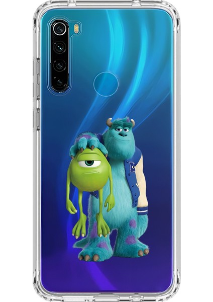 Xiaomi Redmi Note 8 Uyumlu Şeffaf Kılıf Cartoon 15 Tasarımlı