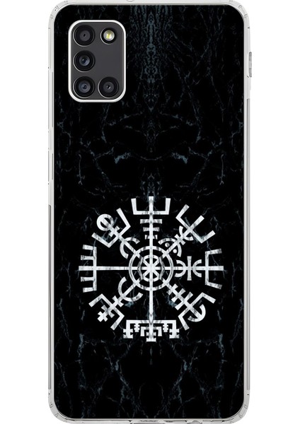 Samsung Galaxy A31 Uyumlu Şeffaf Kılıf Nordic 1 Tasarımlı