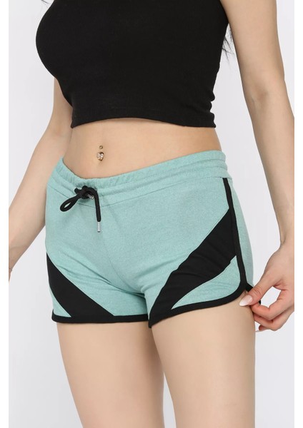 Biyeli Kadın Baskılı Mini Şort P-00017288 fiyatları