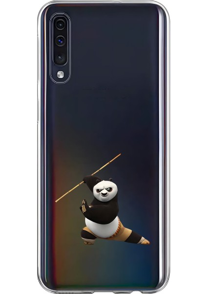 Samsung Galaxy A70 Uyumlu Şeffaf Kılıf Cartoon 7 Tasarımlı