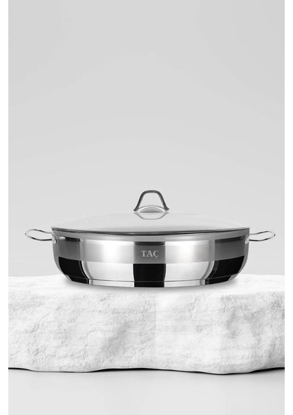 Bengü Pro Çelik Basık Tencere NO:34-8086