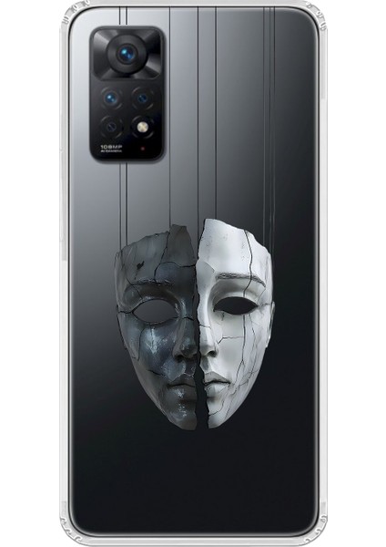 Xiaomi Redmi Note 11 Pro Uyumlu Şeffaf Kılıf Estetik Yüz 8 Tasarımlı