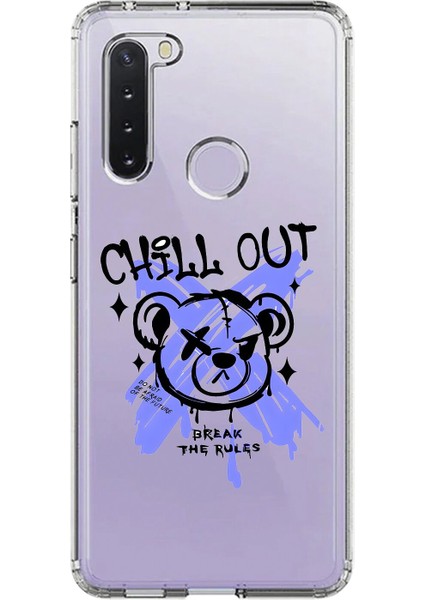 Samsung Galaxy A21 Uyumlu Şeffaf Kılıf Graffiti 8 Tasarımlı