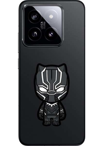 Xiaomi Mi 14 Uyumlu Şeffaf Kılıf Chibi 6 Tasarımlı