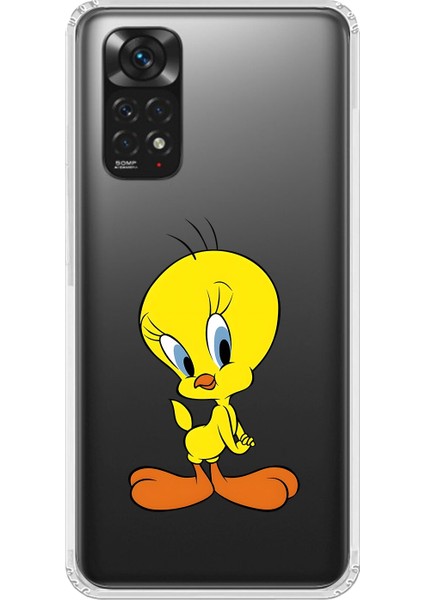 Xiaomi Redmi Note 11 Uyumlu Şeffaf Kılıf Cartoon 17 Tasarımlı