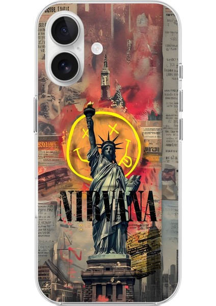 iPhone 16 Uyumlu Şeffaf Kılıf Aesthetic 3 Tasarımlı