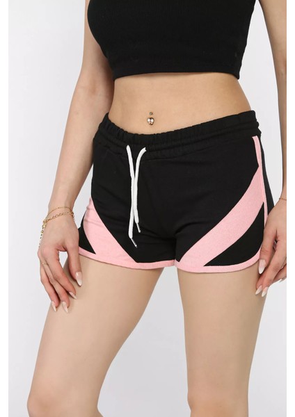 Biyeli Kadın Baskılı Mini Şort P-00017288 fiyatları