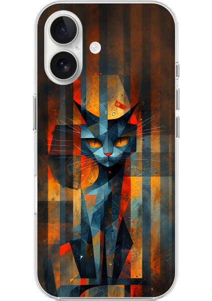 iPhone 16 Uyumlu Şeffaf Kılıf Aesthetic 2 Tasarımlı