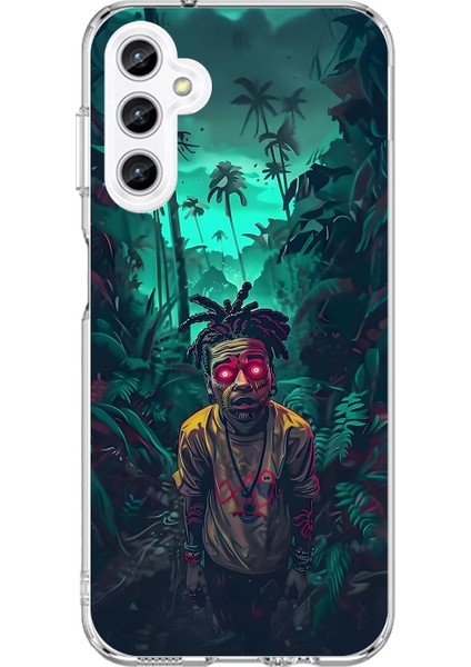 Samsung Galaxy A25 Uyumlu Şeffaf Kılıf Aesthetic 7 Tasarımlı