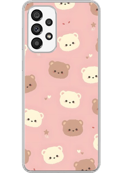 Samsung Galaxy A73 Uyumlu Şeffaf Kılıf Minies 1 Tasarımlı