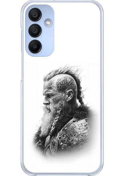 Samsung Galaxy A15 Uyumlu Şeffaf Kılıf Nordic 3 Tasarımlı