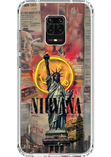 Xiaomi Redmi Note 9 Pro Uyumlu Şeffaf Kılıf Aesthetic 3 Tasarımlı