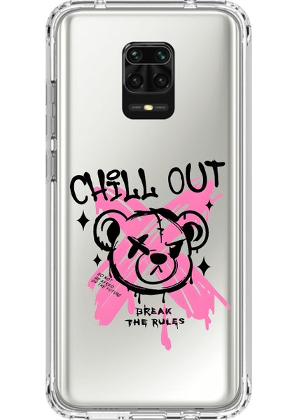Xiaomi Redmi Note 9 Pro Uyumlu Şeffaf Kılıf Graffiti 6 Tasarımlı